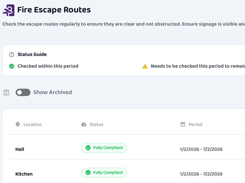 Speed up compliance checks